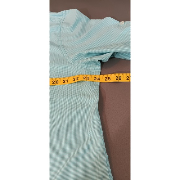 Cabelas 4Most Fishing Shirt Mens 2XL Blue UPF 30 Vented Pockets Roll Tab Sleeve - Picture 4 of 14